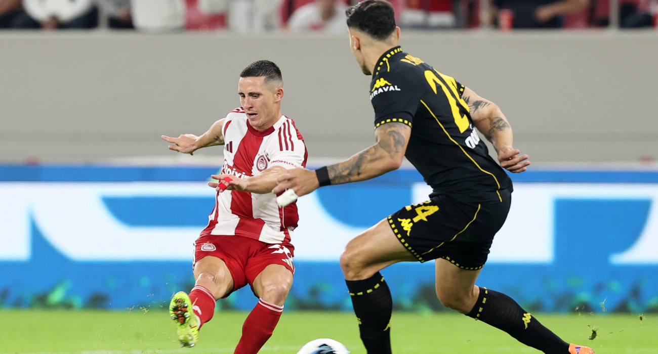 Στιγμιότυπο από το παιχνίδι Ολυμπιακός - Άρης / Πηγή: intime