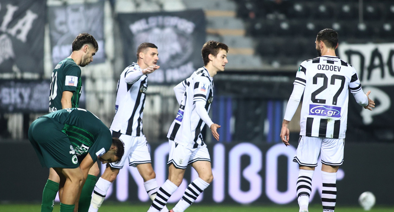Οι ποδοσφαιριστές του ΠΑΟΚ πανηγυρίζουν / Πηγή: eurokiniss