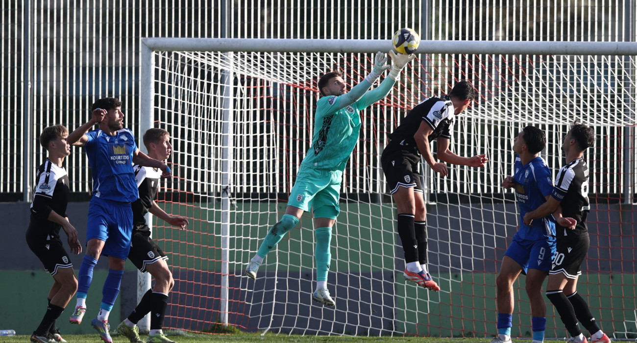 Στιγμιότυπο από το παιχνίδι ΠΑΟΚ Β - Καβάλα / Πηγή: eurokinissi