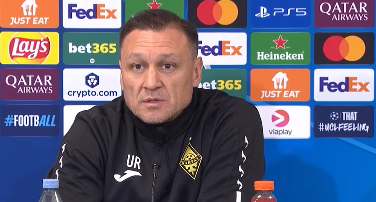 Ο προπονητής της Καϊράτ, Ραφαέλ Ουραζμπάχτιν / Screenshot