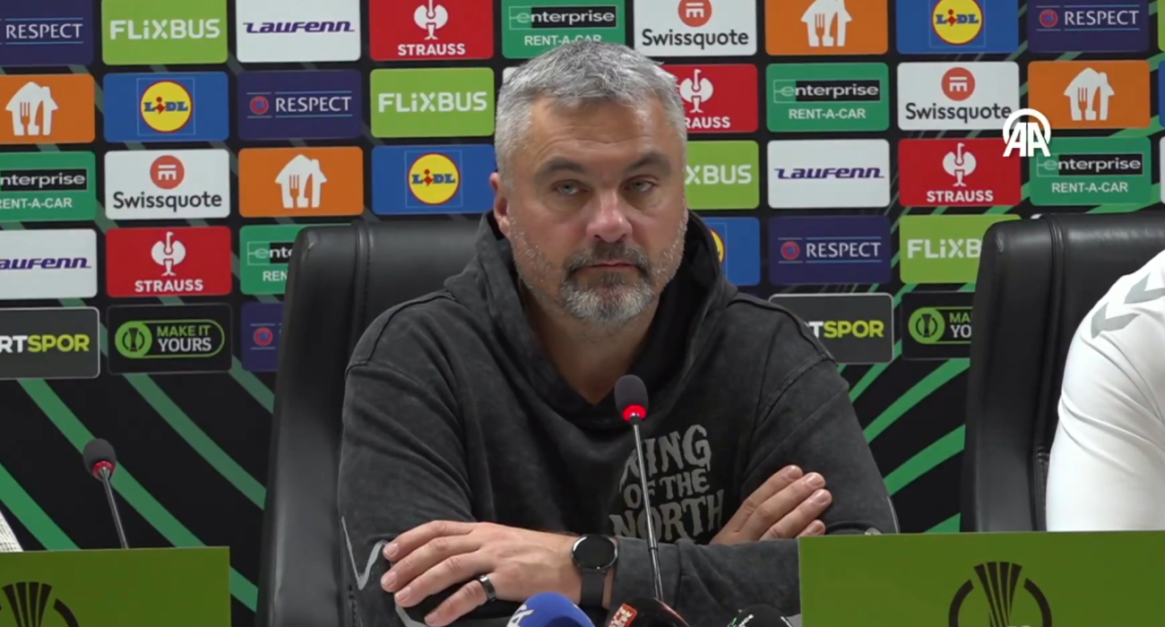 Ο προπονητής της Σαμσουνσπόρ, Τόμας Ράις / Screenshot