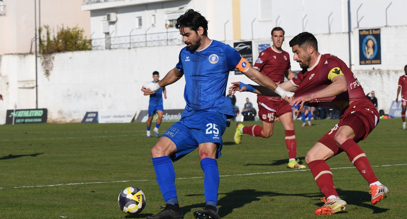 Στιγμιότυπο από την αναμέτρηση Νίκη Βόλου - Αστέρα B Aktor / Πηγή: Intime