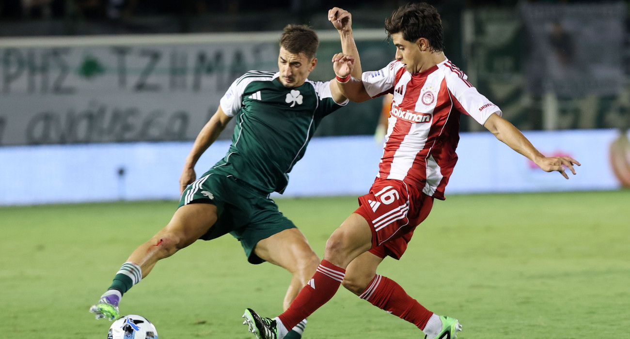 Στιγμιότυπο από την αναμέτρηση Παναθηναϊκός - Ολυμπιακός / Πηγή: Intime