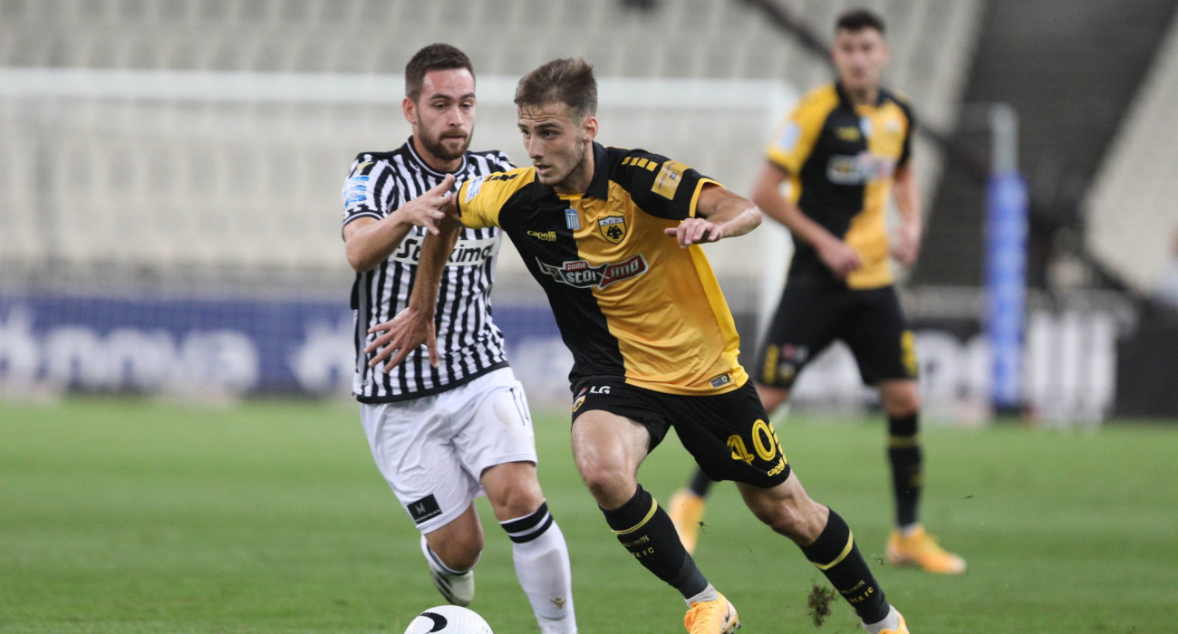 Ο Μάριος Μιτάι σε αγώνα ΑΕΚ-ΠΑΟΚ το 2020 / Πηγή: Eurokinissi