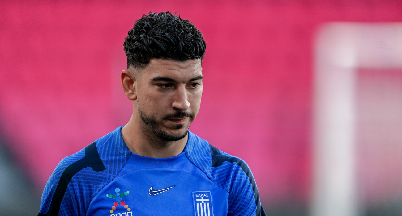 Ο Δημήτρης Λημνιός σε αγώνα της Εθνικής / Πηγή: Eurokinissi