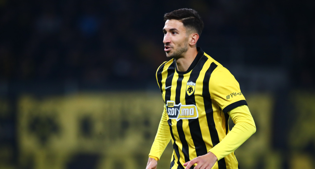 Ο Μάρκο Γκρούγιτς σε αγώνα της ΑΕΚ / Πηγή: Eurokinissi