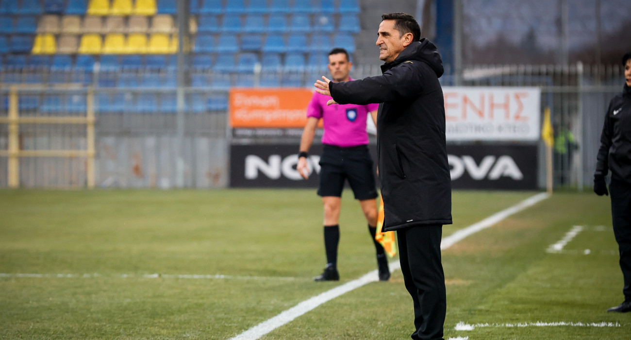 Ο Χιμένεθ στο ματς με τον Αστέρα/Πηγή: Eurokinissi