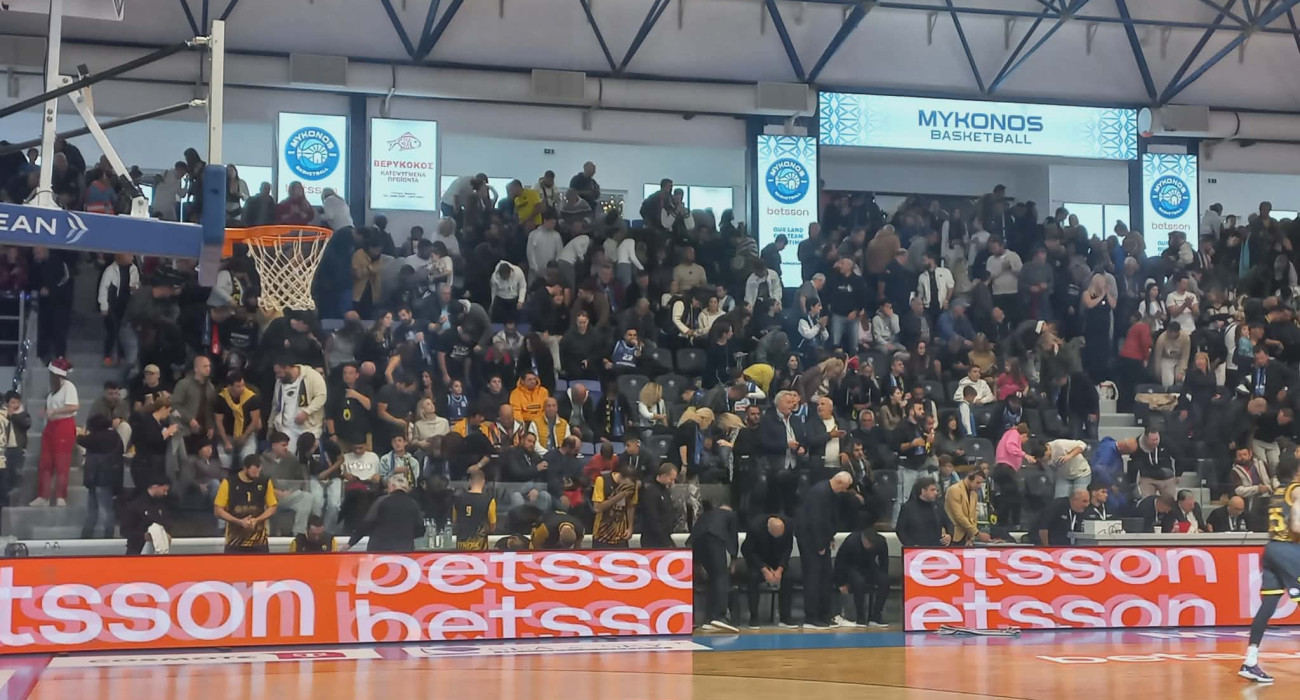 Στο πλευρό της ΑΕΚ ο κόσμος της και στη Μύκονο