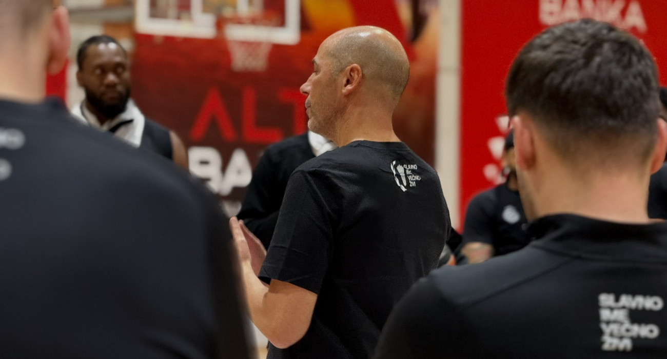 Η πρώτη προπόνηση της Παρτίζαν με Πεναρόγια / πηγή: X/@PartizanBC