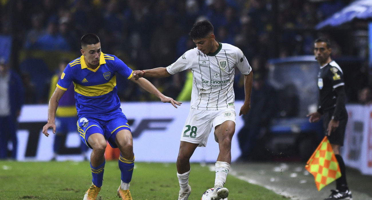 Ο Ματίας Γκονζάλες σε στιγμιότυπο από την αναμέτρηση της Μπάνφιλντ με τη Μπόκα Τζούνιορς / Πηγή: Getty