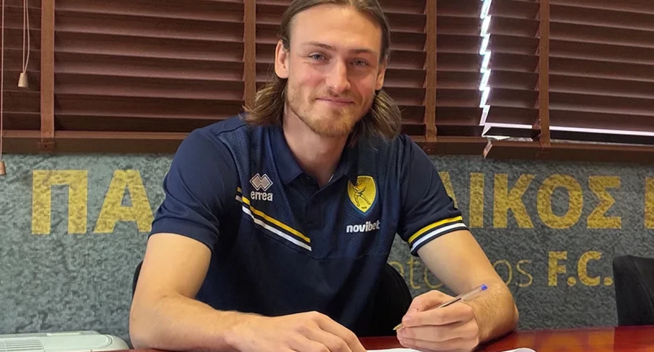 Ο Γκούσταβ Γκράναθ με τη φανέλα του Παναιτωλικού / Πηγή: panetolikos.gr