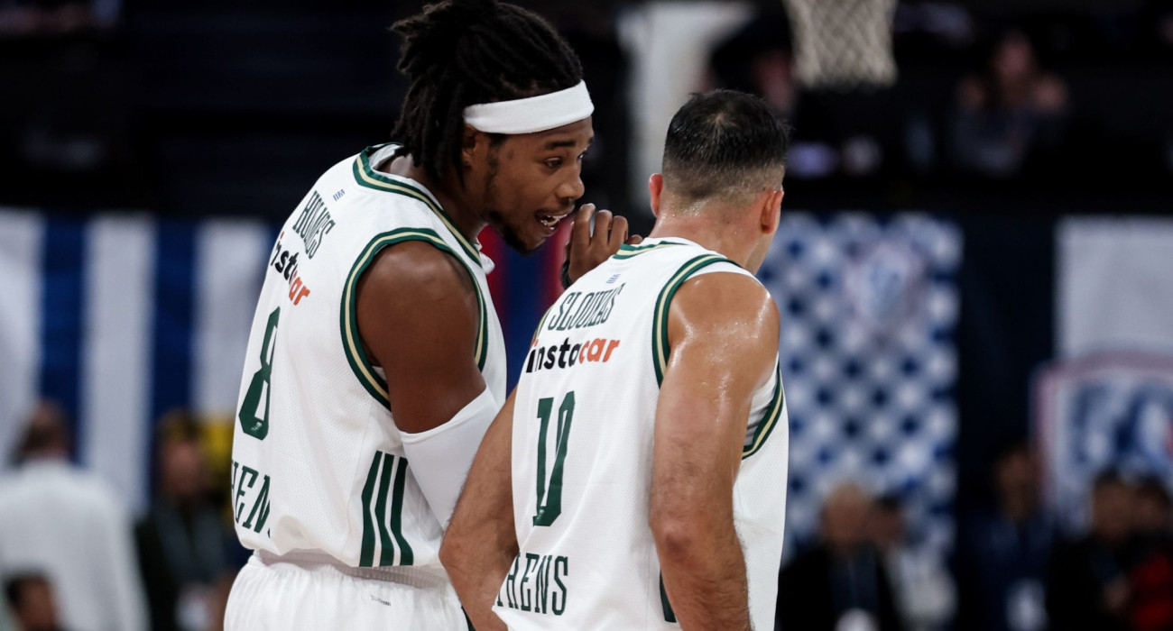 Ρισόν Χολμς και Κώστας Σλούκας / Πηγή: Eurokinissi