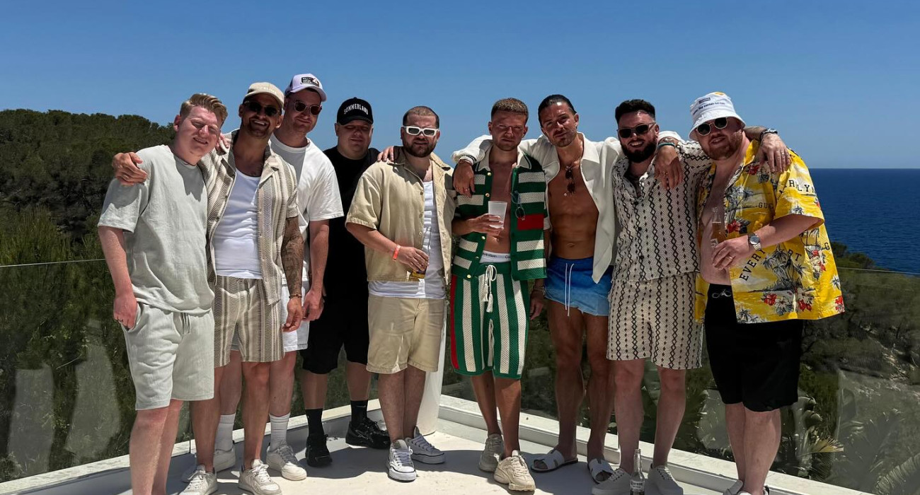 Ο Τζακ Γκρίλις με φίλους του / Πηγή: @jackgrealish