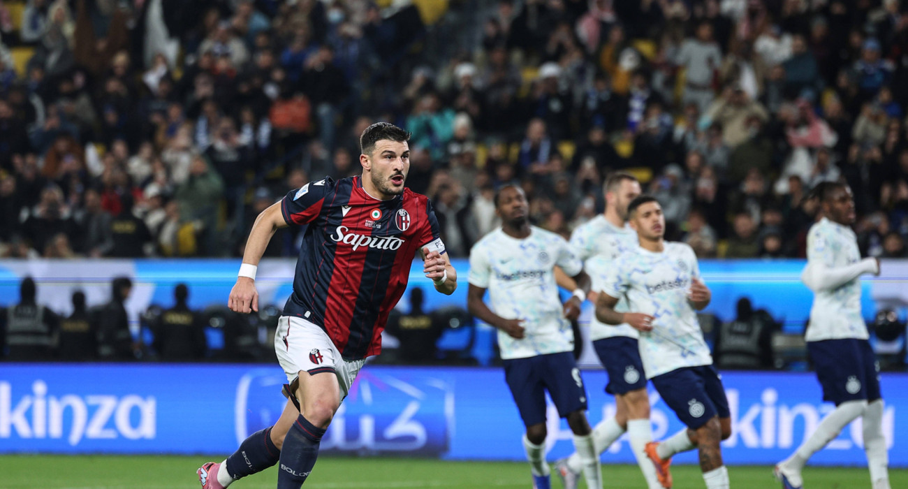 Ο Ορσολίνι της Μπολόνια πανηγυρίζει / Πηγή: Imago