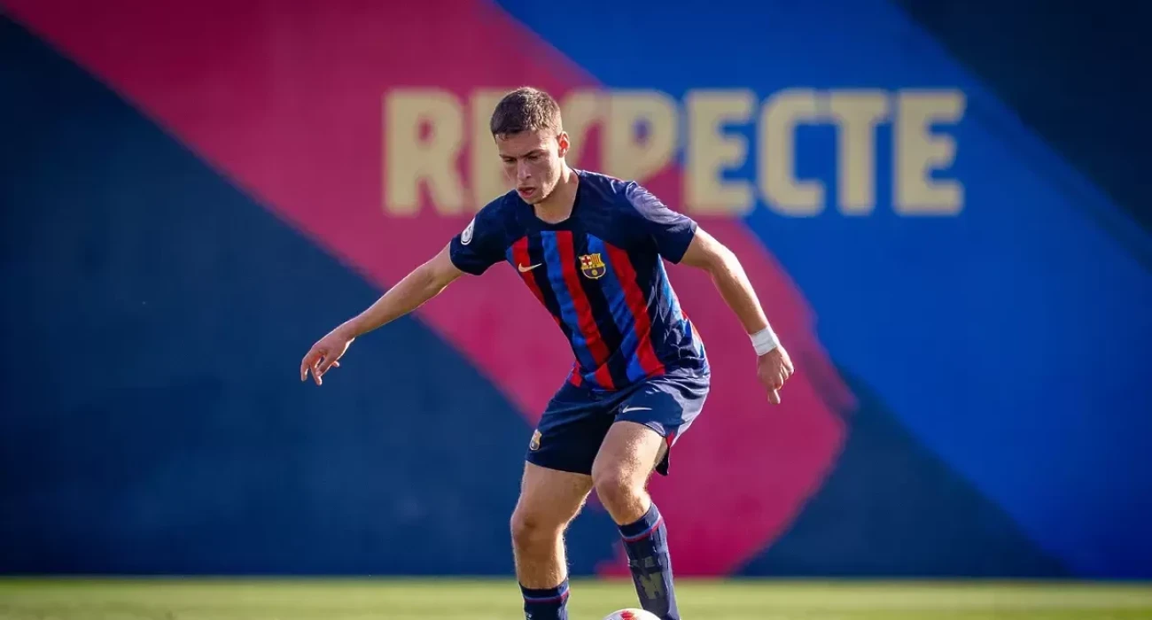 Ο Μάρτιν Γκεοργίεφ με τη Μπαρτσελόνα / Πηγή: barcelona.cat