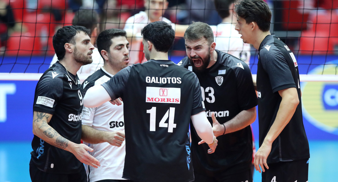 Πανηγυρική φάση από τον αγώνα του ΠΑΟΚ με τον Ολυμπιακό / Πηγή: Intime