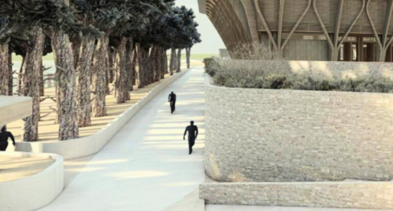 Το εντυπωσιακό έργο μέσα στο Άλσος Βεϊκου