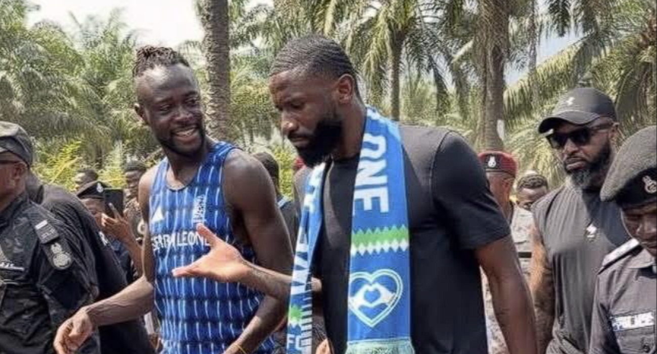 Ο Αντόνιο Ρούντιγκερ στη Σιέρα Λεόνε / Screenshot