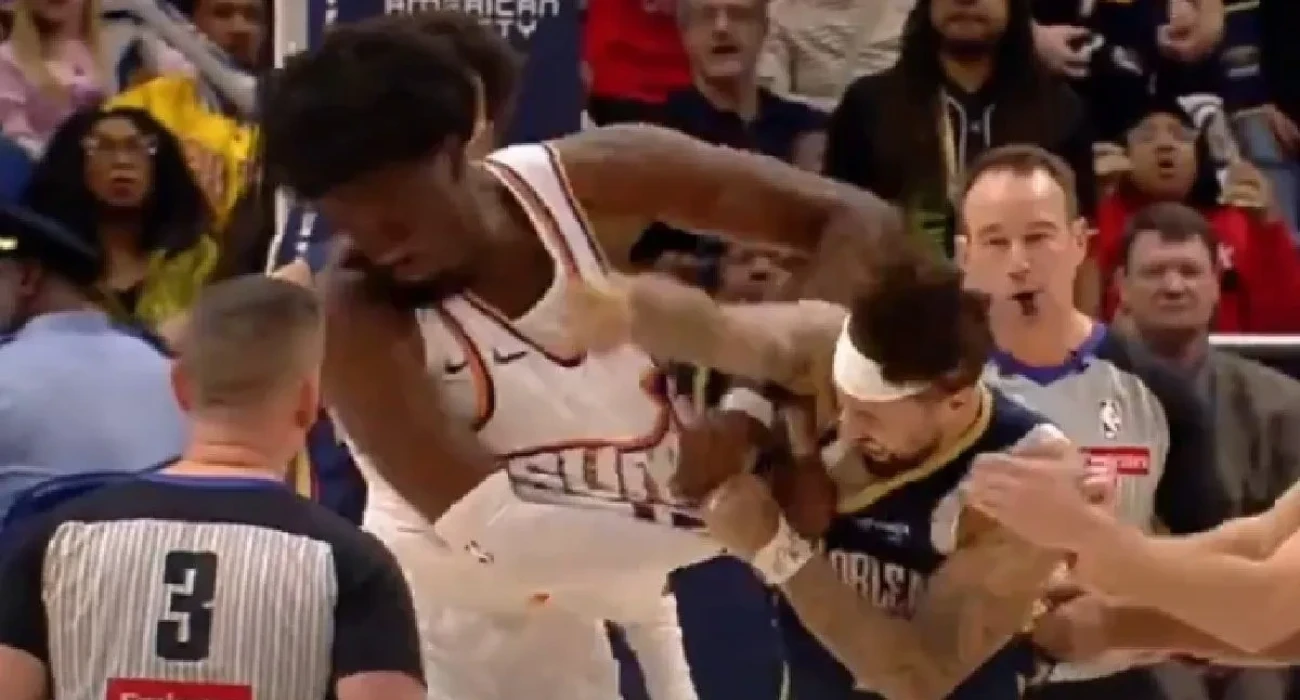 Χοσέ Αλβαράδο και Μαρκ Γουίλιαμς αντάλλαξαν μπουνιές/printscreen