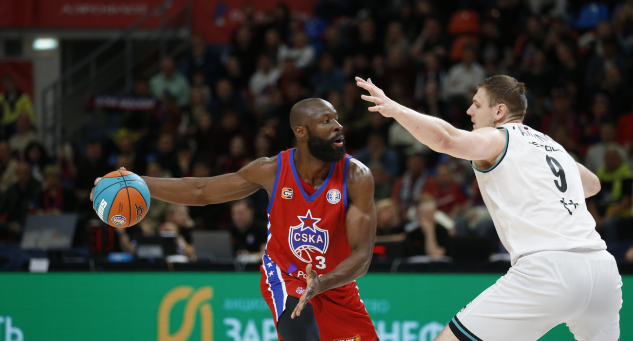 Ο Τόνι Τζεκίρι σε παιχνίδι της ΤΣΣΚΑ Μόσχας, Πηγή: VTB League