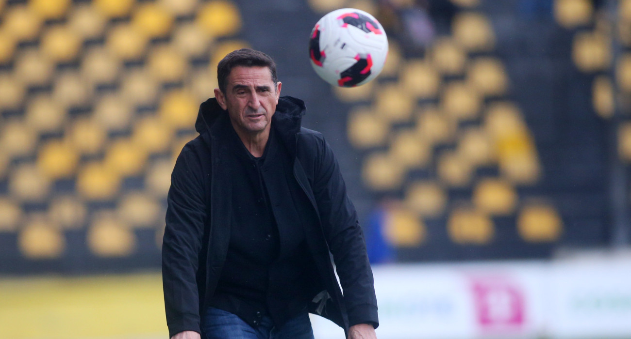 Ο Μανόλο Χιμένεθ στον αγώνα με τον Παναιτωλικό/ Πηγή: Intime