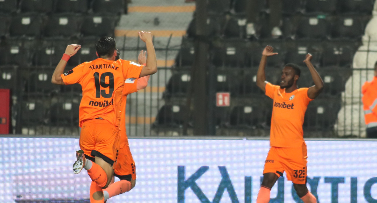 Ο Μπακού πανηγυρίζει για τον Ατρόμητο / Πηγή: Eurokinissi