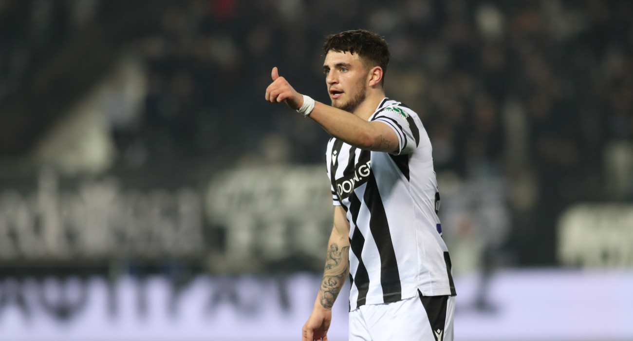 Ο Χρήστος Ζαφείρης με τη φανέλα του ΠΑΟΚ / Πηγή: Eurokinissi