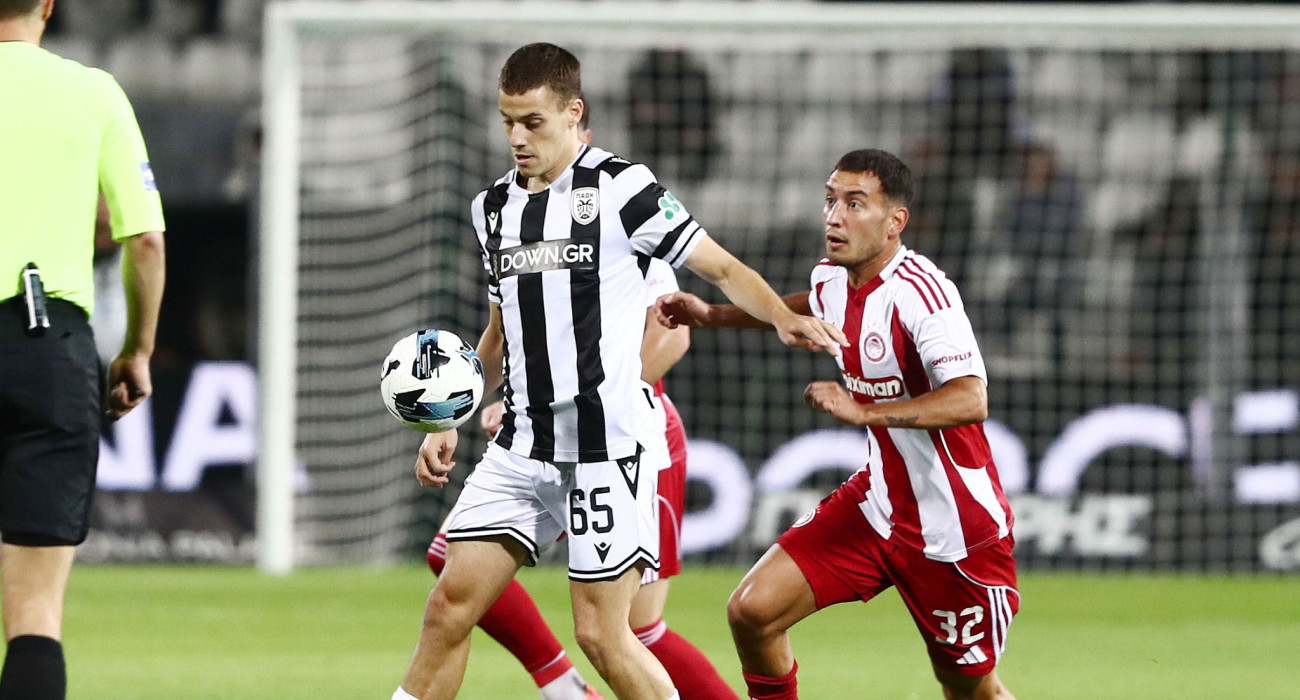 Στιγμιότυπο από το παιχνίδι ΠΑΟΚ - Ολυμπιακός στο πρωτάθλημα / Πηγή: Intime