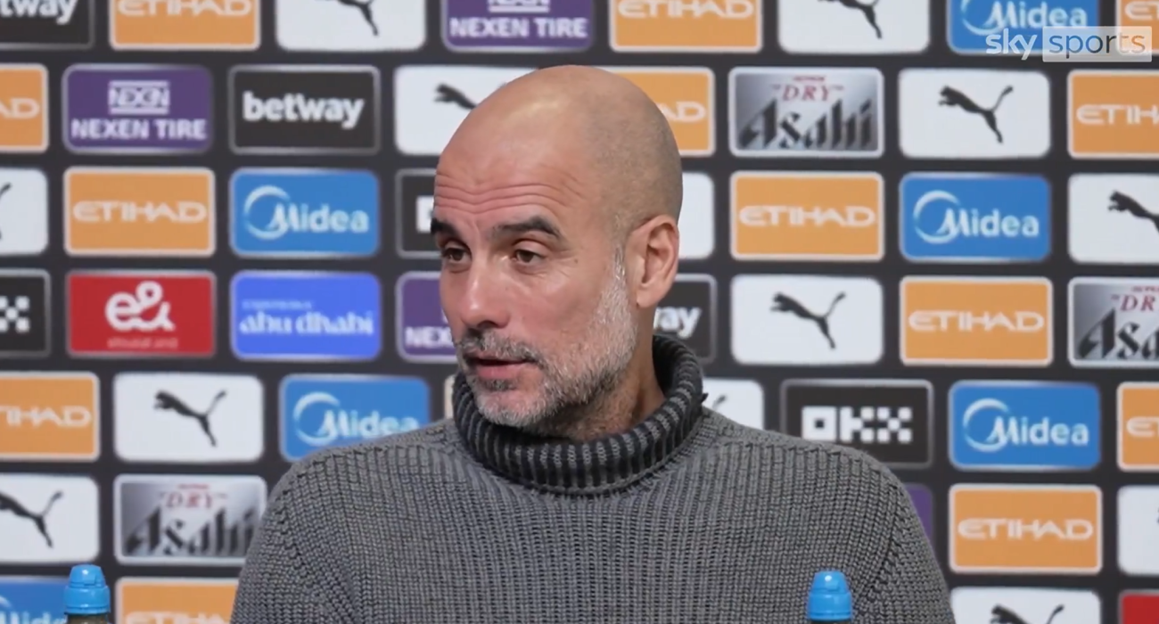 Ο Πεπ Γκουαρδιόλα / Screenshot