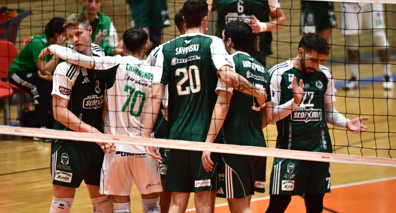 Οι παίκτες του Παναθηναϊκού / Πηγή: Eurokinissi