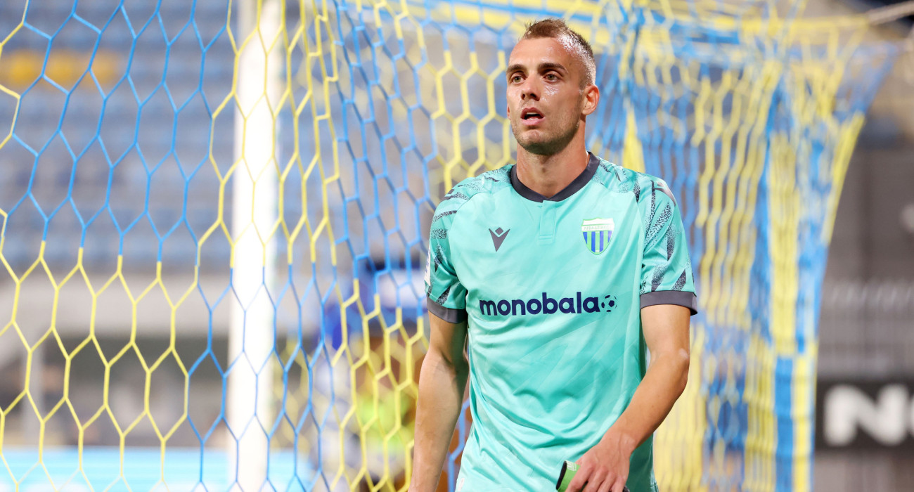 Ο Κωνσταντίνος Πλέγας με τη φανέλα του Λεβαδειακού / Πηγή: Intime