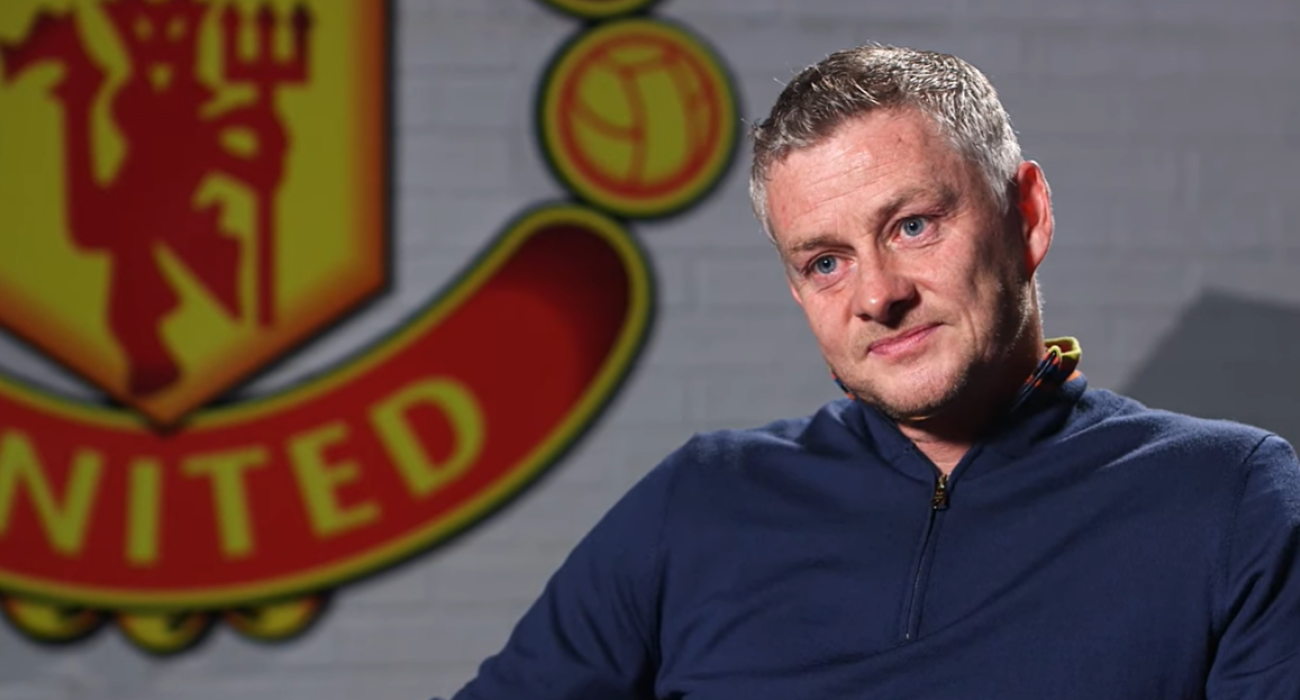 O Όλε Γκούναρ Σόλσκιερ στη Μάντσεστερ Γιουνάιτεντ / Screenshot