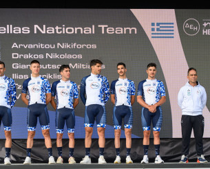 Η Εθνική Ομάδα ποδηλασίας δρόμου για το ΔΕΗ International Tour of Hellas