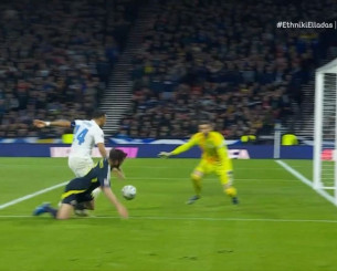 Μοναδική ευκαιρία Παυλίδη, έσωσαν πάνω στη γραμμή οι Σκωτσέζοι (vid)