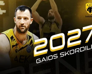 Ο Σκορδίλης έμεινε στην ΑΕΚ μέχρι το 2027