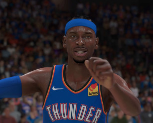 Ο Σέι Γκίλτζιους-Αλεξάντερ στο εξώφυλλο του NBA2K26