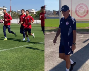Ο Ολυμπιακός ξεκίνησε προετοιμασία με φουλ τρέξιμο (video)