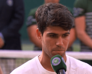 Αποθέωσε τον Σίνερ ο Αλκαράθ: «Κέρδισες πανάξια τον τίτλο αυτό» (video)