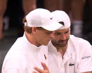 Ο Ντιμιτρόφ αποχώρησε πριν αποκλείσει τον Σίνερ