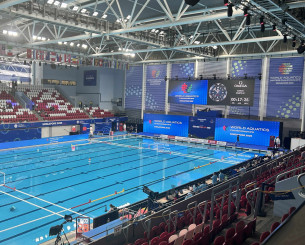 Αυτή είναι η πισίνα που θα αγωνιστεί η Εθνική πόλο γυναικών για το χρυσό μετάλλιο