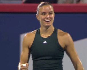 Στον επόμενο γύρο του Μόντρεαλ η Σάκκαρη, κέρδισε δύσκολα με 2-1 την Μπράνσταϊν Στον επόμενο γύρο του Μόντρεαλ η Σάκκαρη, κέρδισε δύσκολα με 2-1 την Μπράνσταϊν