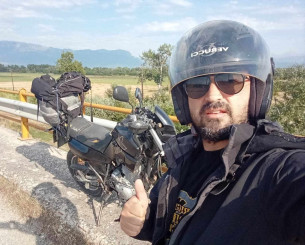 Οπαδός της ΑΕΚ ξεκίνησε με μηχανή από τη Θεσσαλία για τις Βρυξέλλες για το ματς με την Άντερλεχτ