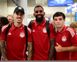 «Πέταξε» για Ιταλία ο Ολυμπιακός για τα δύο μεγάλα φιλικά με Νάπολι και Ίντερ