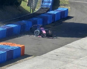 Σφοδρό ατύχημα για οδηγό της F1 σε δοκιμές στην πίστα της Ουγγαρίας