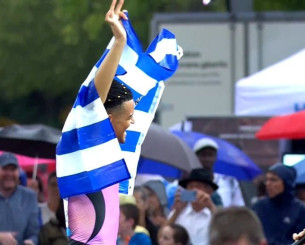 Οι πανηγυρισμοί του Καραλή με το κοινό στη Λωζάνη μετά τη νίκη του στο Diamond League (video)