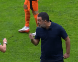 Έξαλλος ο Αρντά Τουράν - Επιτέθηκε φραστικά στον διαιτητή στο παιχνίδι της Σαχτάρ με την Καρπάτι (video)