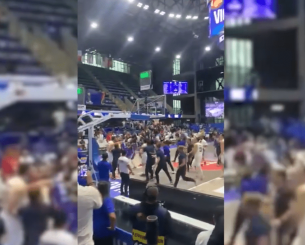 Σύρραξη και ξύλο των παικτών στο Δομινικανή Δημοκρατία - Αργεντινή (video)