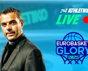 LIVE Eurobasket Glory μετά την νίκη-πρόκριση της Εθνικής, με καλεσμένο τον Κώστα Τσαρτσαρή