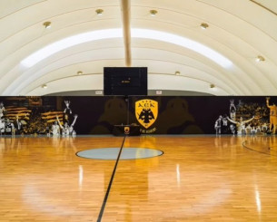 Ο τοίχος της ΑΕΚ BC Academy έχει όλη την.... κιτρινόμαυρη ιστορία (video)