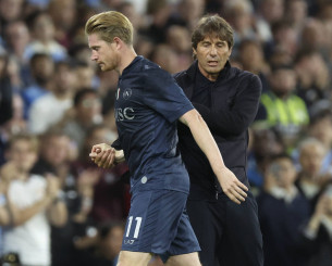 «Ημουν λυπημένος» - Γιατί ο Κόντε έκανε αλλαγή τον Ντε Μπρόινε μετά από 26 λεπτά στην μεγάλη επιστροφή του στο «Έτιχαντ»